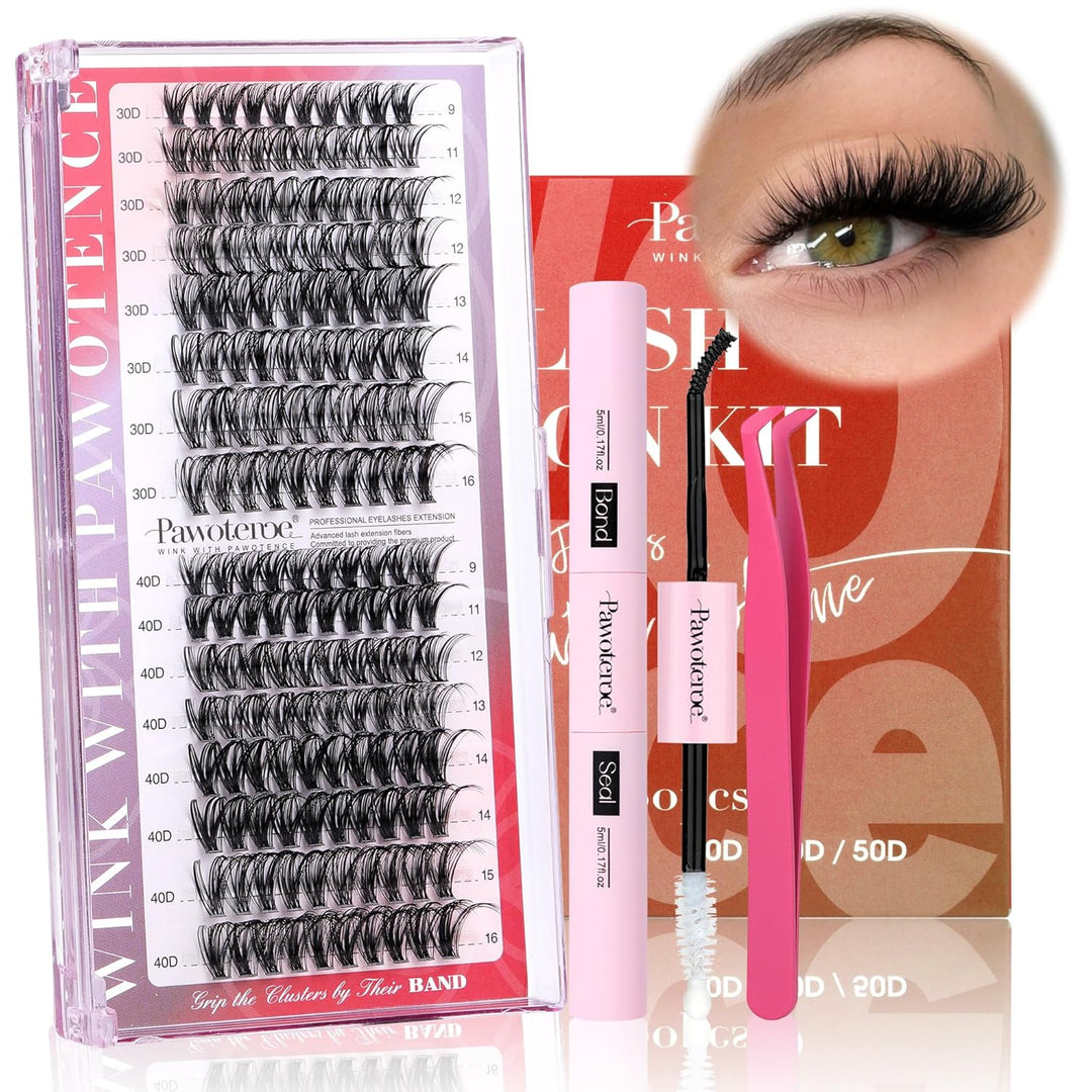 80D Mink Lash Clusters | 240pcs Individual Eyelash Extensions 10-20mm