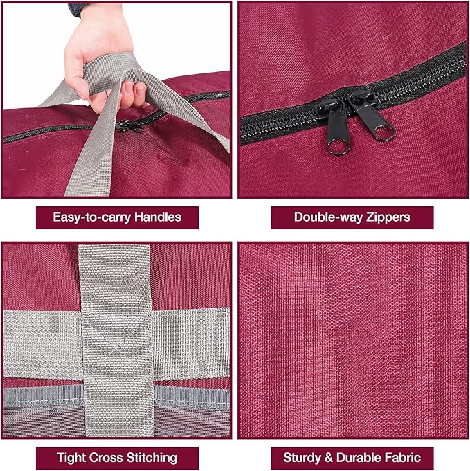 REDCAMP Foldable Travel Bag, Large Sports Bag, 75L/96L/100L, Lightweight Waterproof Tote Bag