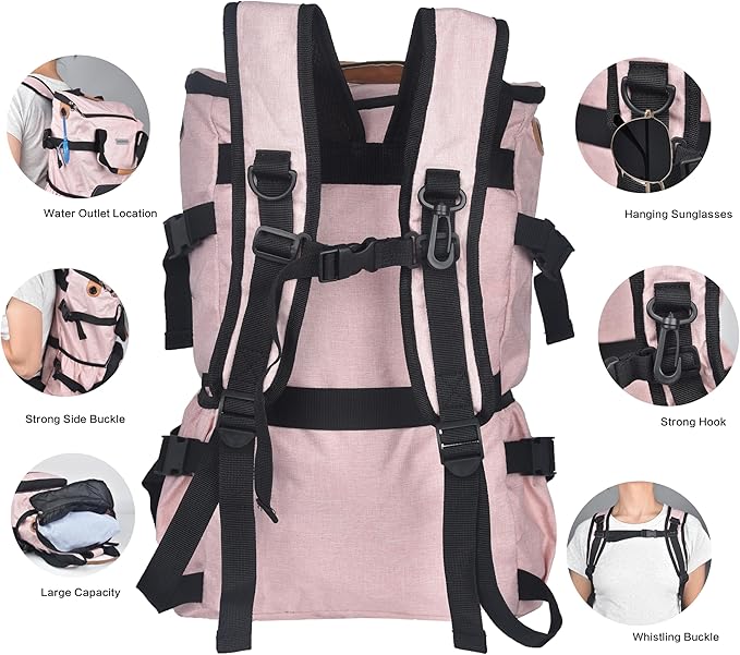 35L Foldable Waterproof Backpack For Outdoor Sports Travel Inside Wet Clothes Compartment Packable For Multiple