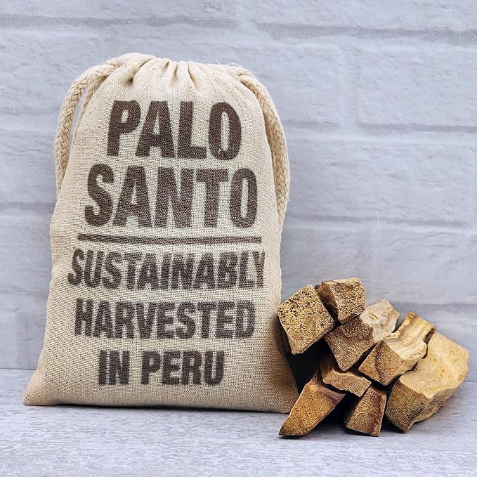 A-Grade Premium Palo Santo Sticks from Peru - Palo Santo Incense - Palo Santo HolyWood Smudge Sticks for Cleansing, Smudging, Meditation and Purification (Palo Santo-8-pack)