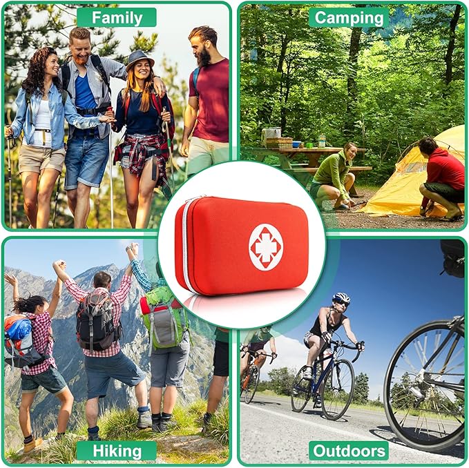 First Aid Kit Home 274PCS Emergency Kit Home Supplies First Aid Kits for Car Camping Essentials for Adventures Boat Public