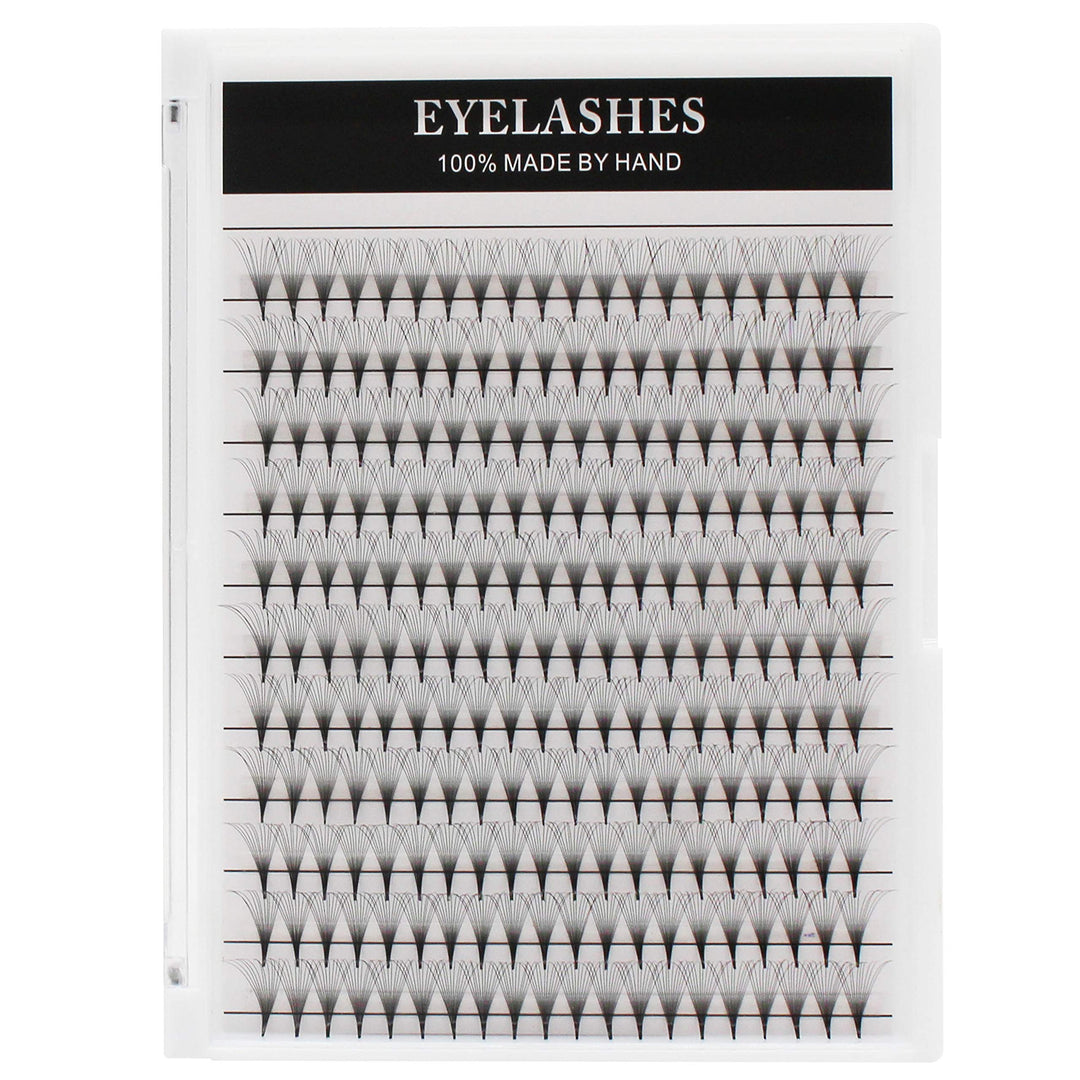 Dedila 10Rows-220pcs Pro Grafting12D Natural Long Premade Fans Eye Lashes Soft and Lightweight Beauty Individual False Eye Lashes Makeup Cluster Volume Eye Lashes Extensions 10-16mm to Choose (14mm)