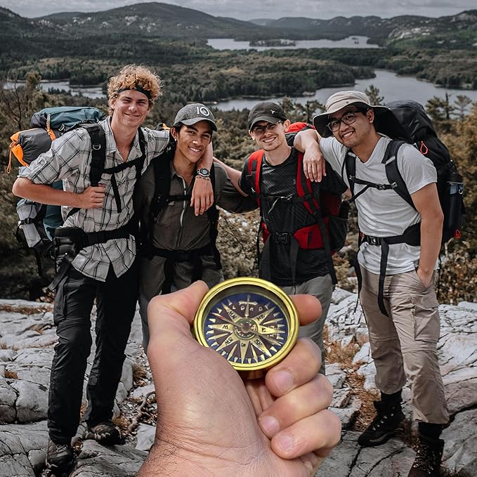 God's Path Compass – Communion & Confirmation Gift for Teenage Boys | Baptism Religious Gifts for Men, Christian, Catholic, Graduation | Sentimental & Inspirational Present – Greeting Card Included