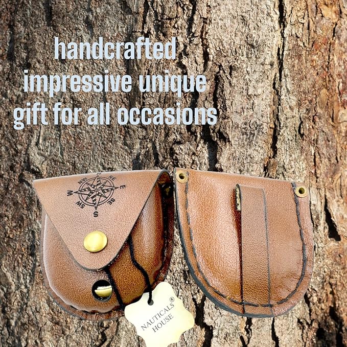 Bible Verse Brass Compass – “Trust in The Lord with All Your Heart” (Proverbs 3:5-6) | Religious Gifts for Men, Women, Boys, Girls, Teens | Daily Encouragement, Easter, Baptism, Faith-Based Keepsake