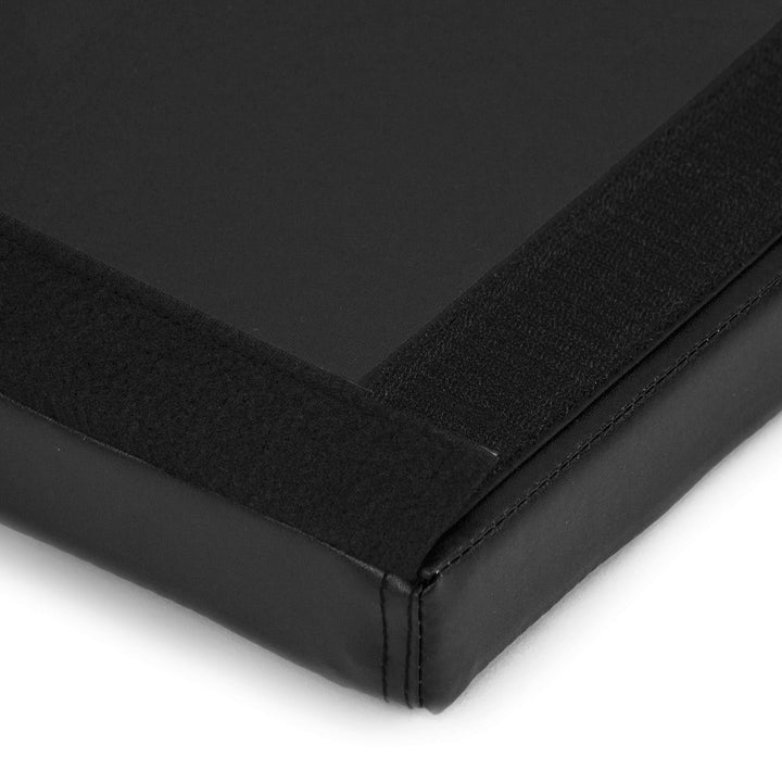 ProSource Tri-Fold Folding Thick Exercise Mat 6’x4’ with Carrying Handles for Tumbling, Martial Arts, Gymnastics, Stretching, Core Workouts, Black