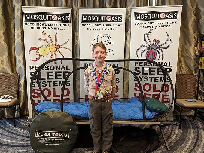 Wicked Cool MosquitOasis Deluxe Pop-Up Mosquito Net Tent for Summer Camps and Camping