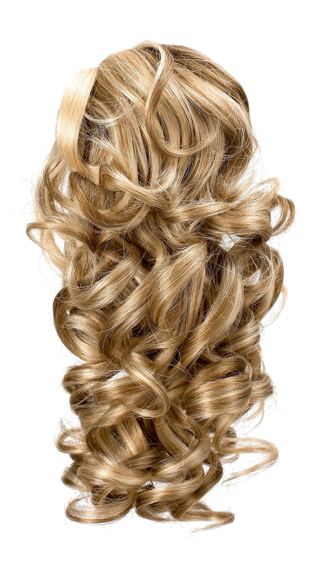 Onedor 12'' Synthetic Fiber Natural Textured Curly Ponytail Clip In/On Hair Extension Hairpiece (H16/613)