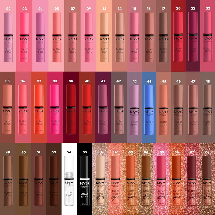 NYX Butter Gloss | Non-Sticky Clear Lip Gloss for All Skin Tones