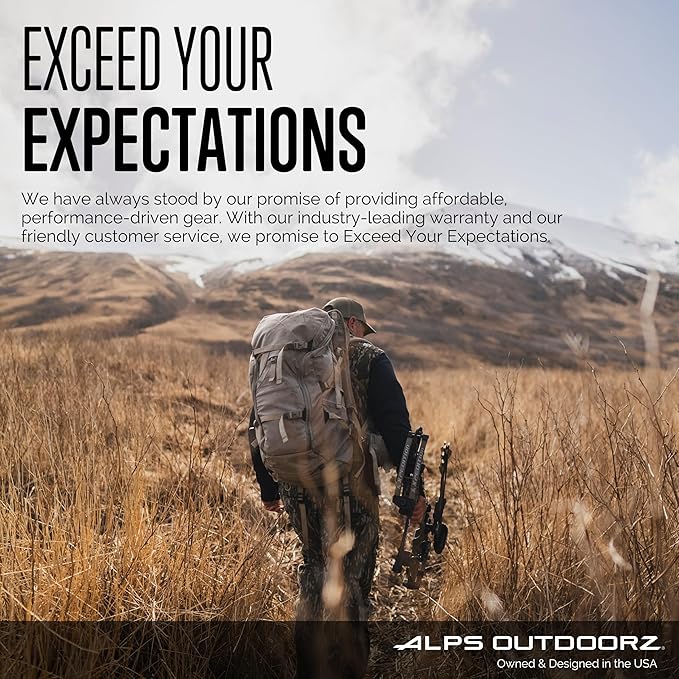 ALPS OutdoorZ Redwood -10° Sleeping Bag, Plaid Flannel Lined, Cotton Canvas