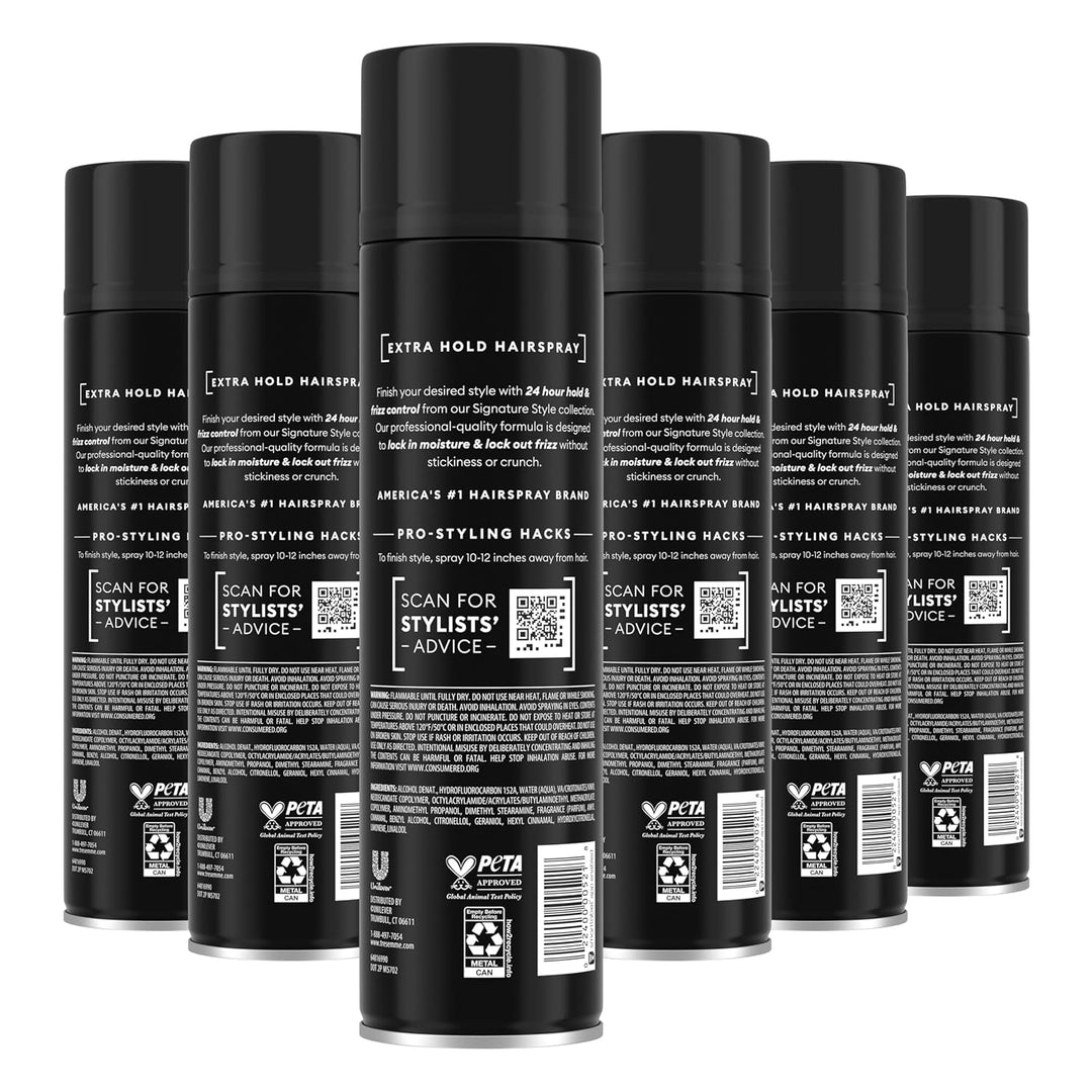 TRESemmé Extra Hold Hairspray | Humidity Resistant | 11 oz | 6 Count