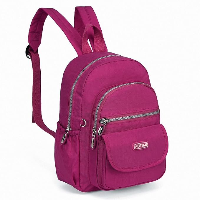 AOTIAN Mini Nylon Women Backpacks Casual Lightweight Small Daypack for Girls