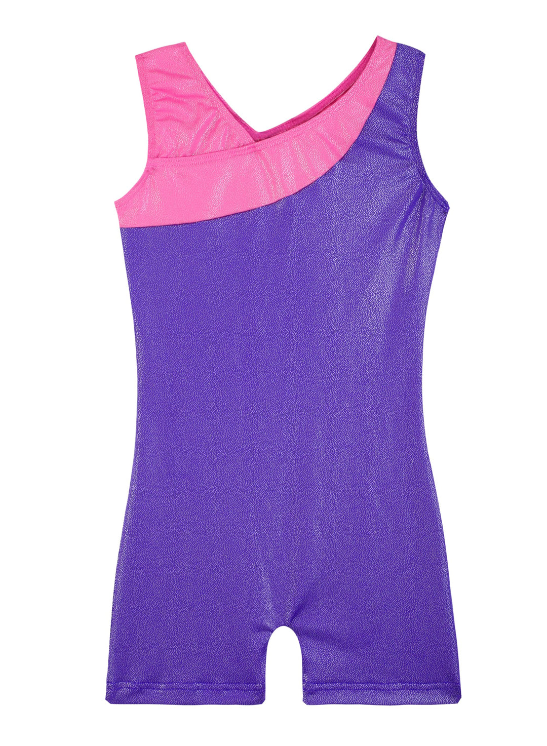 DAXIANG Gymnastics Leotards for Girls Dance Leotard for Girls Gymnastics Outfit Sparkle Purple 100