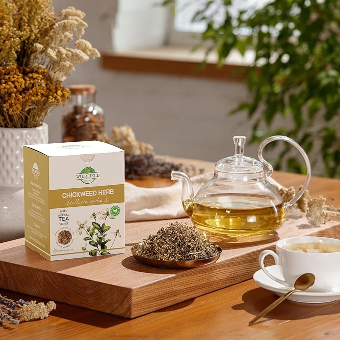 4 oz. Chickweed Herb Chickweed Tea (Stellaria Media) - 113g (4 oz) Herbal Tea Hierba De La Gallina Capiqui