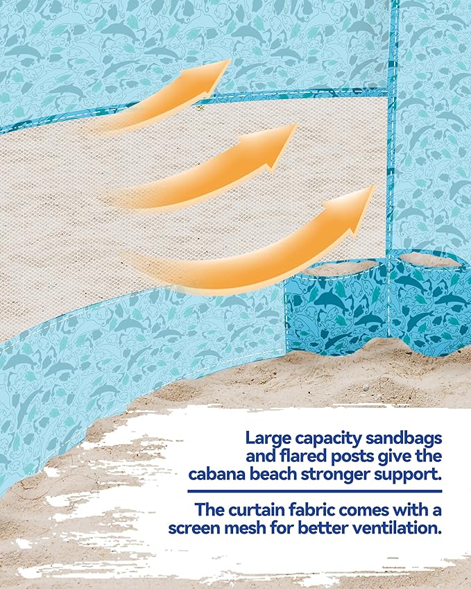 Cool Cabana Beach Tent