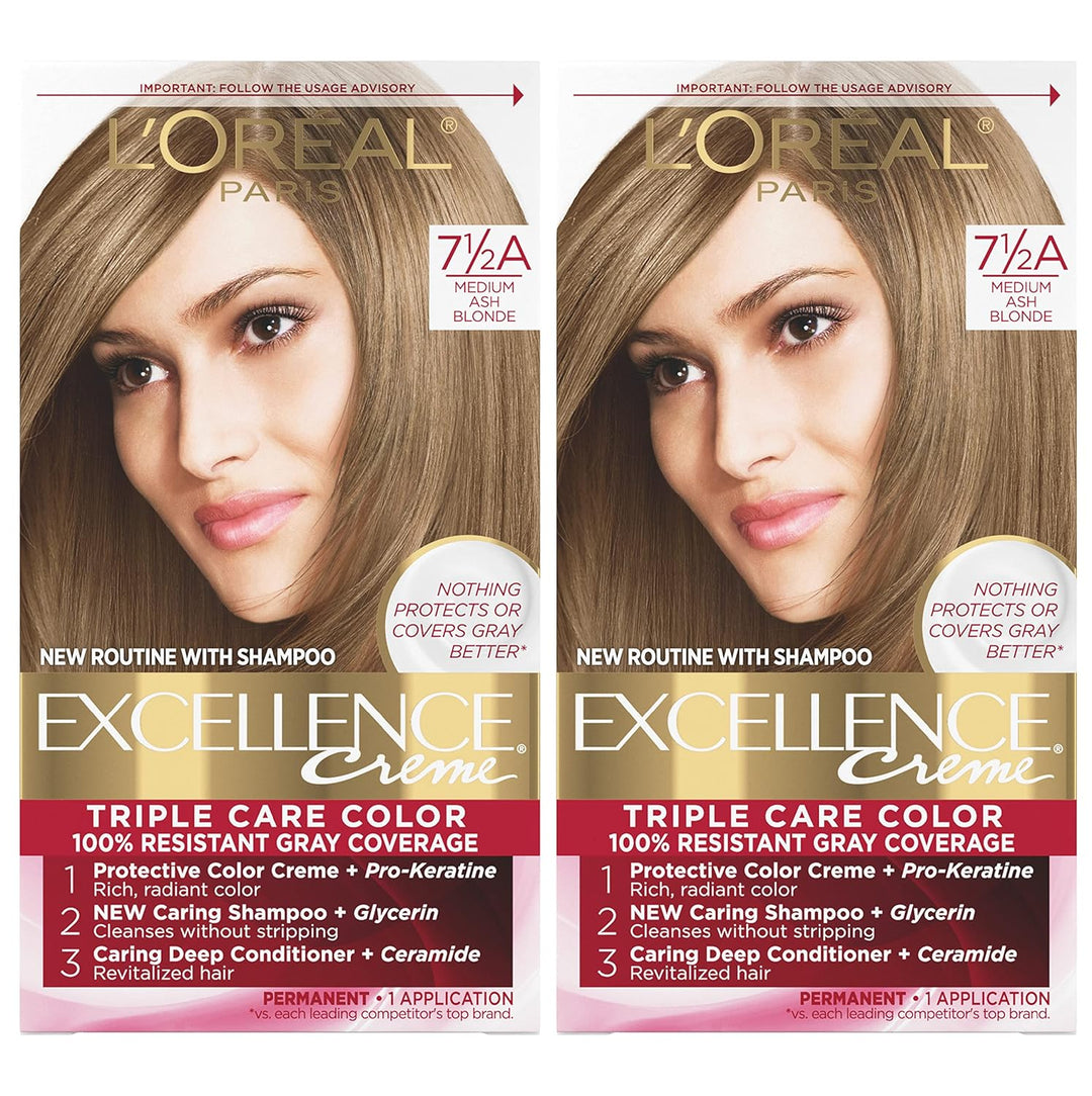 5RB Medium Reddish Brown Hair Color | L'Oreal Paris Excellence Creme – 8 Weeks Gray Coverage