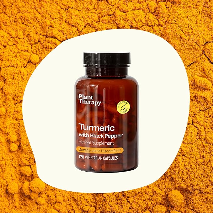 3-in-1 Hair, Skin, & Nails Herbal Supplement Capsules & Turmeric w/Black Pepper Herbal Supplement Capsules