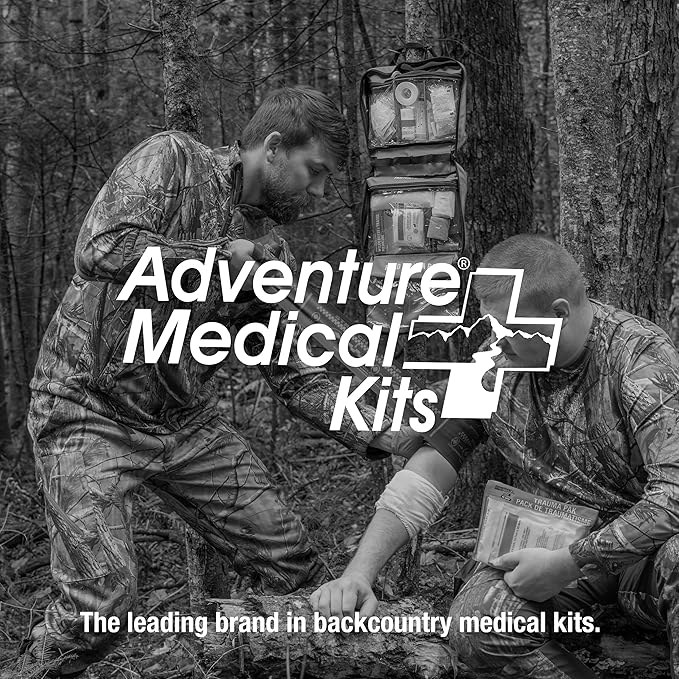 Adventure Medical Kits Sportsman Series Medical Kit - 400 - First Aid Kit for Camping, Hiking, Hunting & More - For 10 People for 14 Days - Includes Bandages, Medicine, Guide Book & More