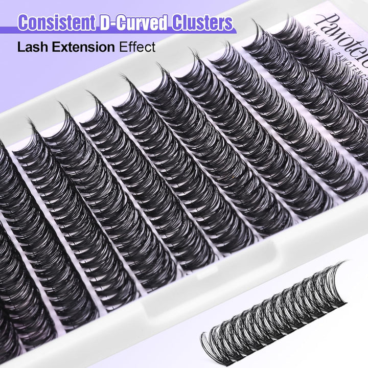 80D Mink Lash Clusters | 240pcs Individual Eyelash Extensions 10-20mm