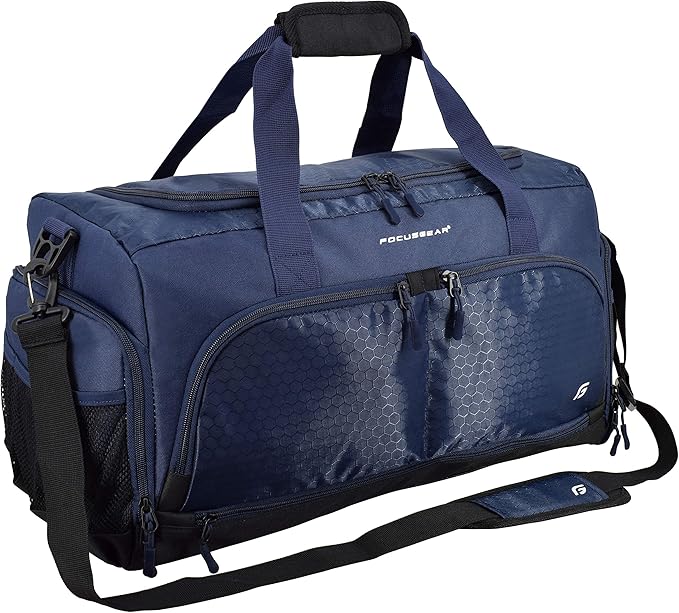 Ultimate Gym Bag 2.0: The Durable Crowdsource Designed Duffel Bag with 10 Optimal Compartments Including Water Resistant Pouch