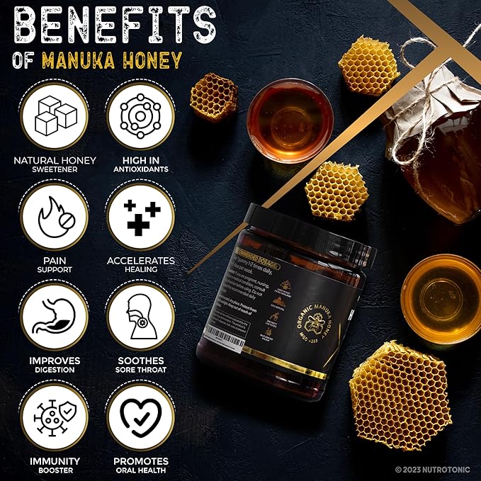 NutroTonic® Authentic Himalayan SHILAJIT Gummies | No Added Sugars | Organic Raspberry Vanilla Flavor | Sweetened by Organic Manuka Honey MGO +263 | Brain, Heart, Cellular Health | 30 Healthy Gummies