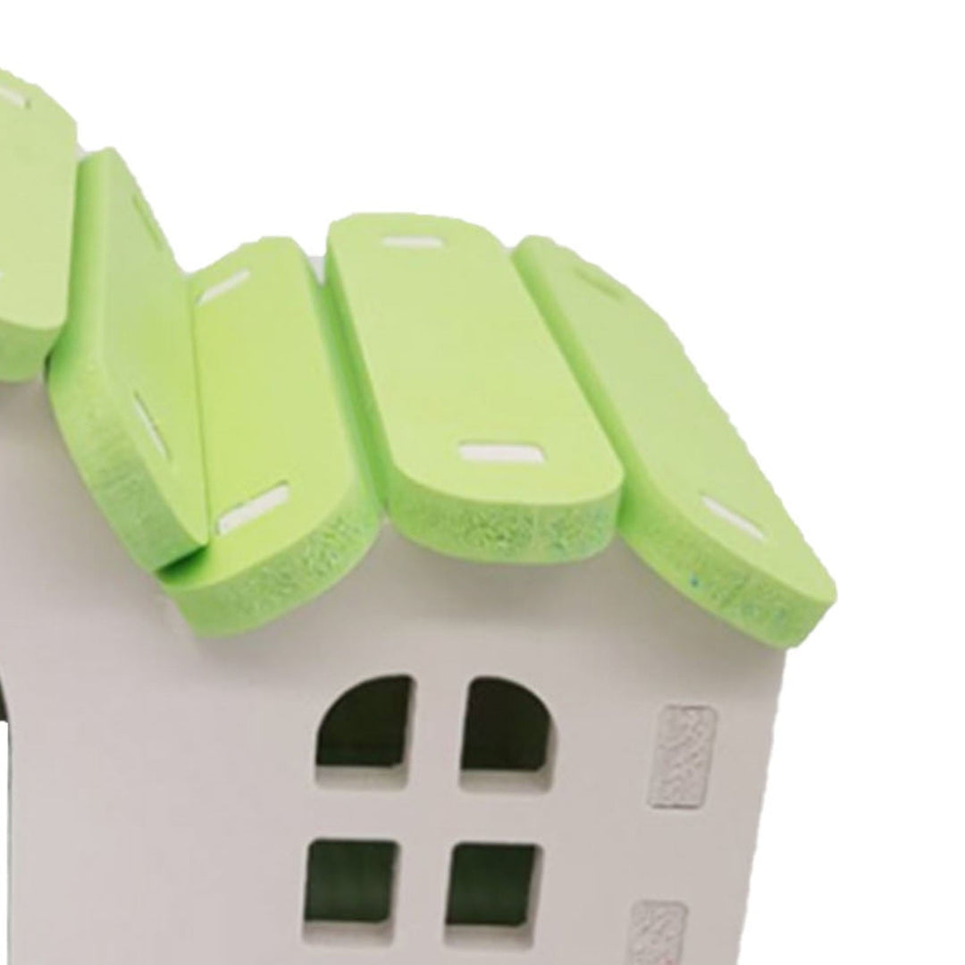 Durable Hamster & Mouse House for Furry Friends Green Small Animal Hideaway