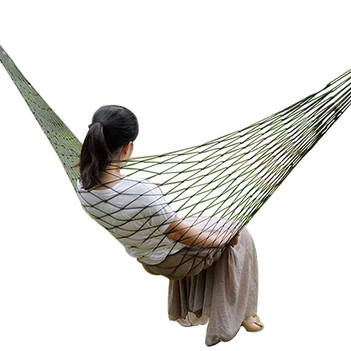 CIMAXIC Hammock Straps Nylon Green Thickened Single Hammock 1Set