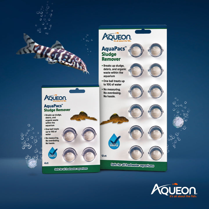Aqueon AquaPacs Sludge Remover 4-Pack