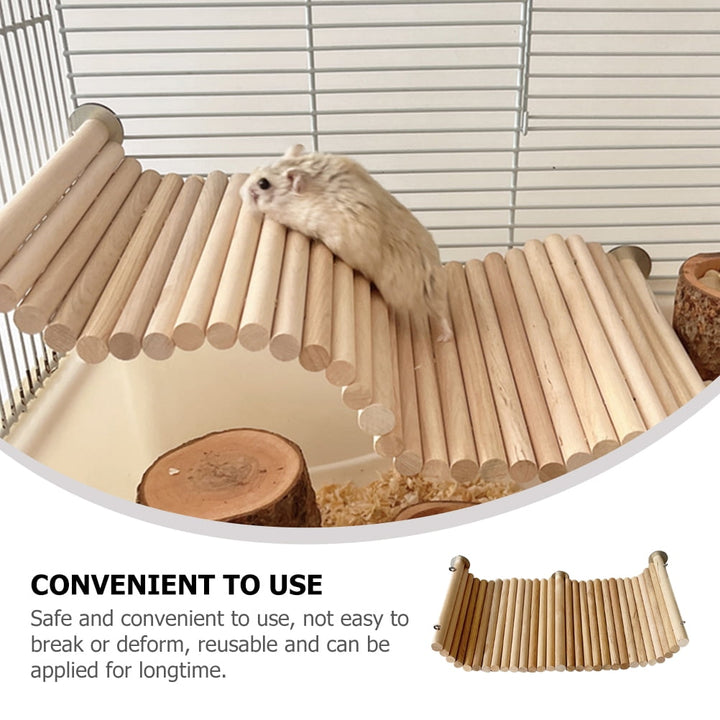 Hamster Cage Platform Wood Chinchilla Ledges & Platforms for Guinea Pig & More