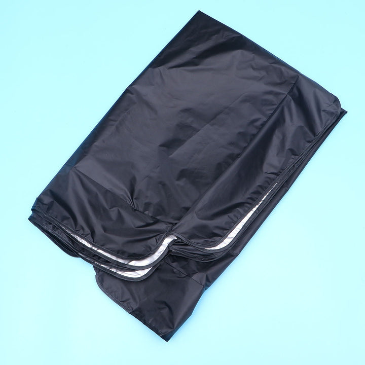 FUTUREORYY 1Pcs Weather-Resistant Patio Swing Protector Cover for Outdoor Home Use 142x120in Black