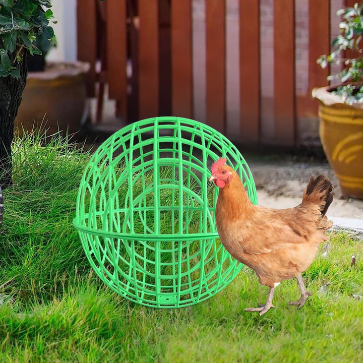 Simple Movable Chicken Coop, Chicken Ball Cage Rolling Orb Mobile Poultry Enclosure Round , Prevents Dog Bites Horse Trampling D