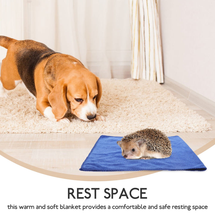 5 Pcs Pet Blankets Towel Hedgehog Chinchilla Cage Nest Guinea Pig Bedding Small Animals Rabbit Fiber