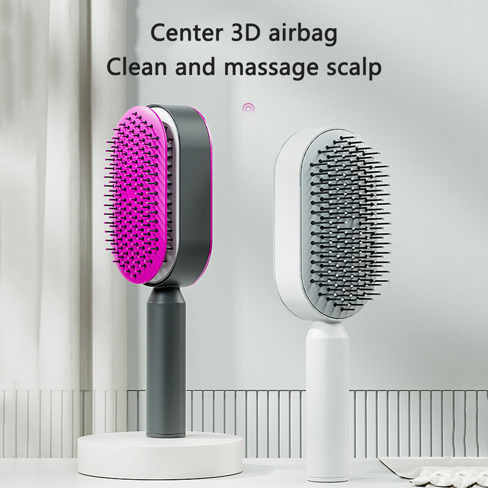 Smart Self-Cleaning Hair Brush