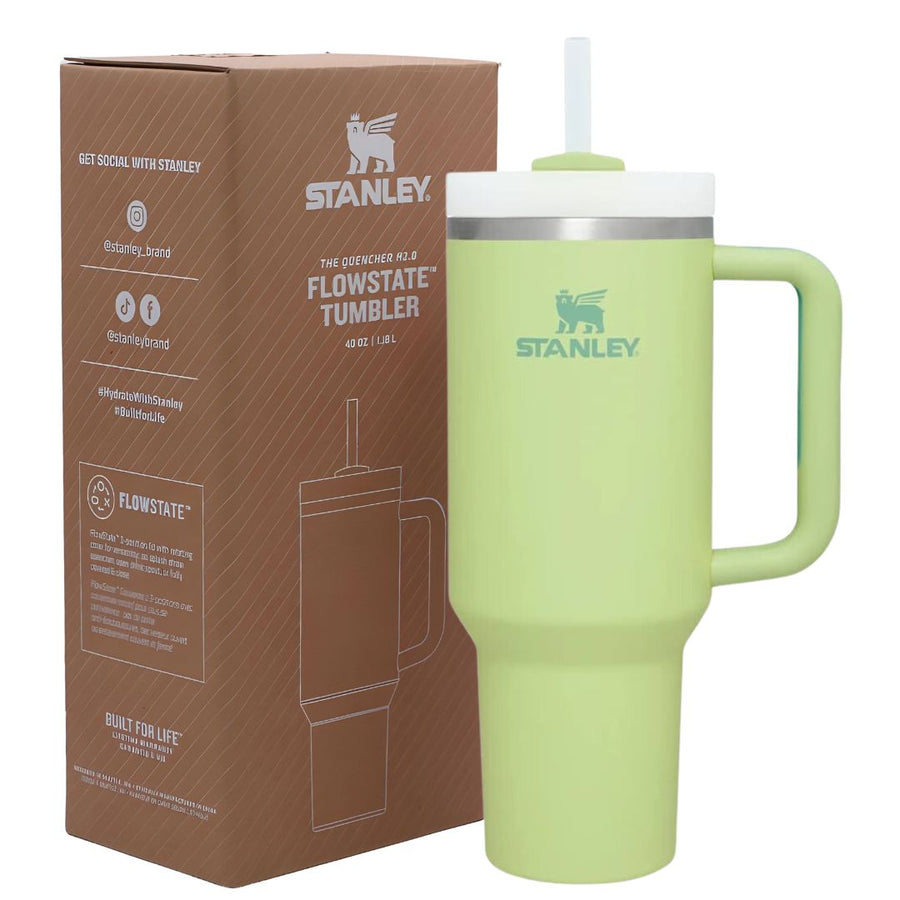 Stanley Tumbler 40oz – Vibrant Hydration in Citron Green