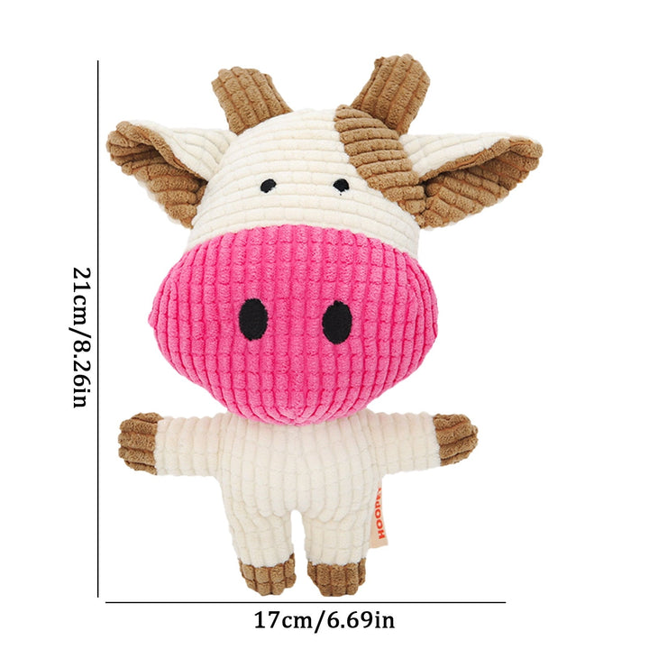 pdqouc Dog Squeaky Toys Interactive Toys Durable Plush Toy Chew Dog Toys with Squeaker and Crinkle Paper for Squeaky Plush Dog Toys Pack for Puppy Small Middle Large Dogs Soft Pet Toys