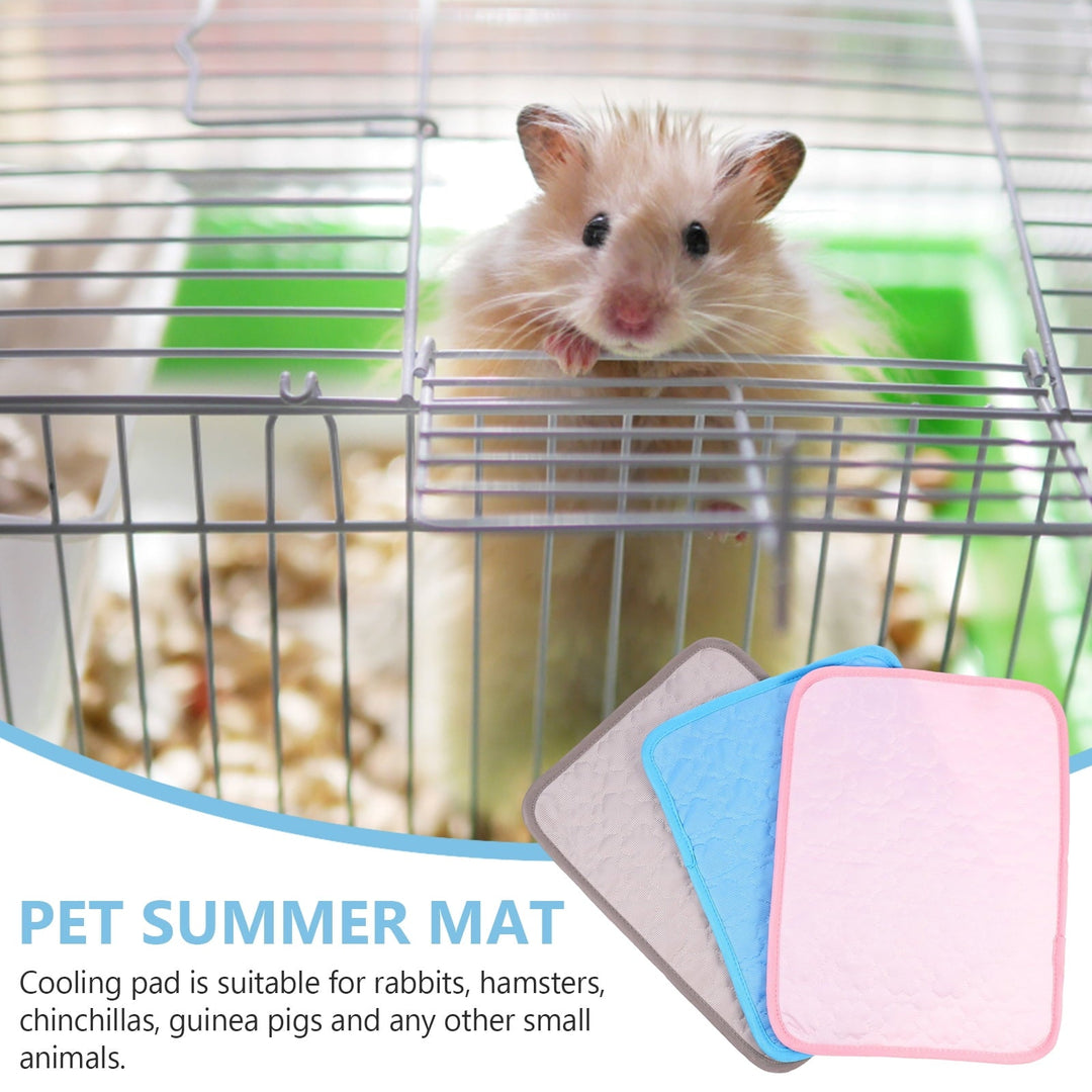 MANLINGDA 3pcs Guinea Pig Cage Liners Summer Cool Mat for Small Animals