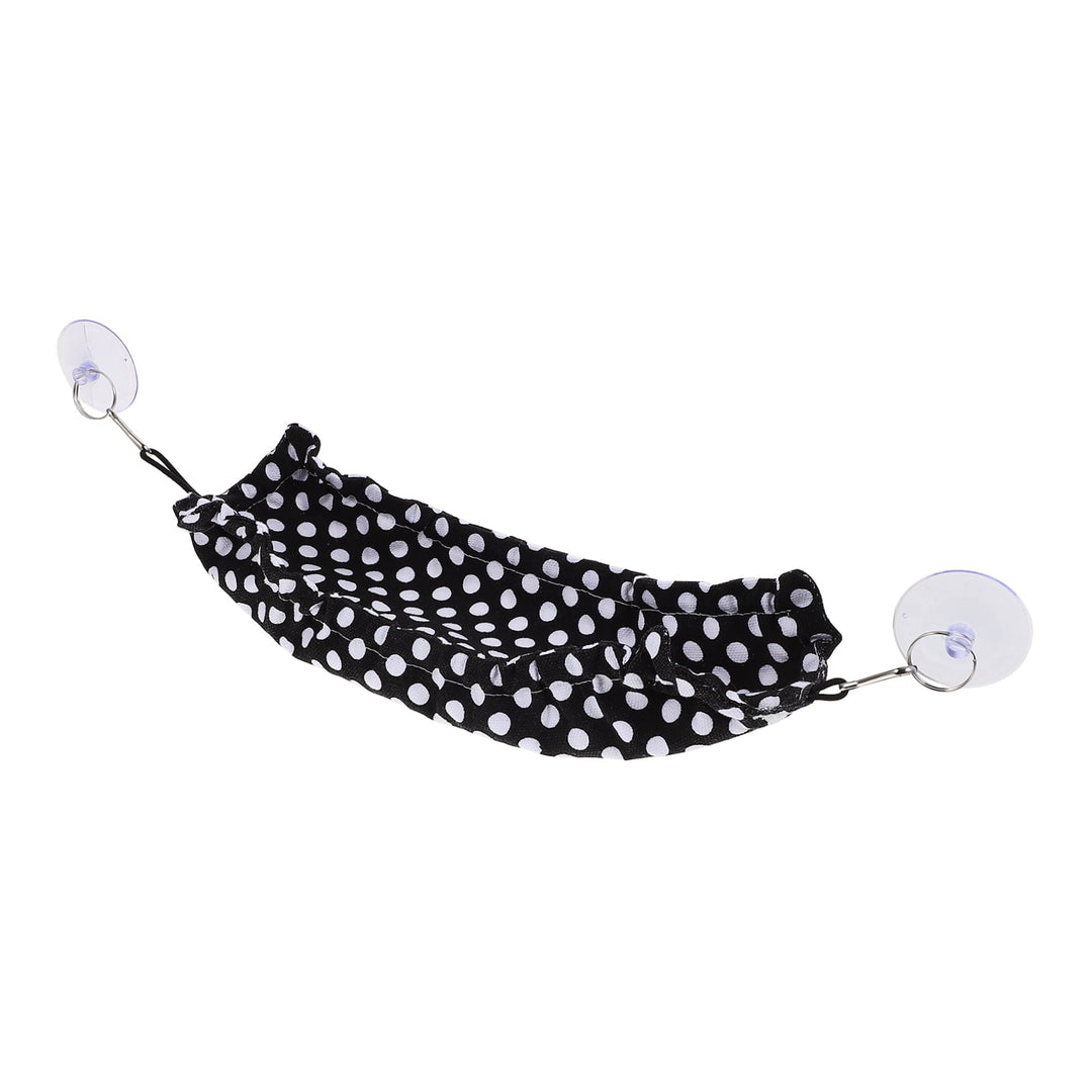 HONMEET Pet Hammock Reptile Animal Hammock Black Mesh Cloth 1Pack 12.6x6.3in