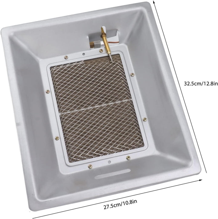 Fdit Large Heating Area, Efficient Manual Infrared Gas Brooder Heater, Warm 700 to 900 Chicks, Applicable for Poultry Coop, Duck, Piglet House