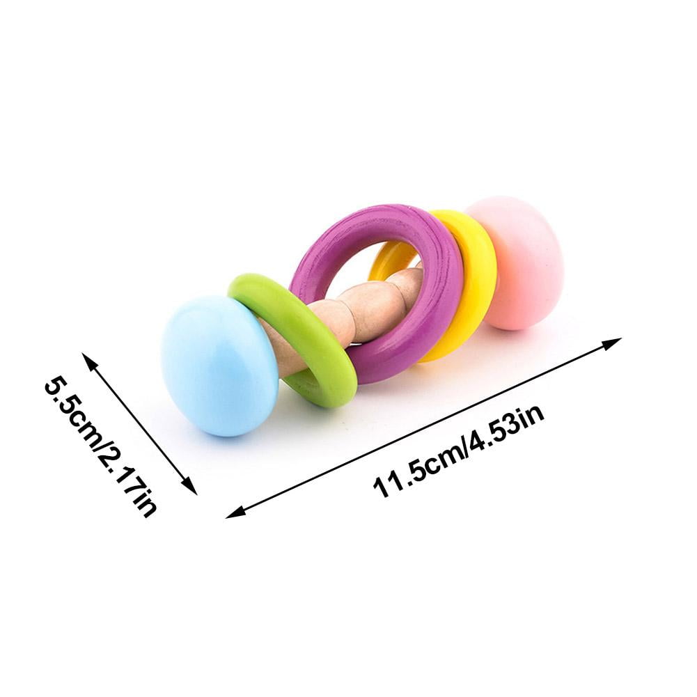 WSRRDRECVHi Wooden Rabbit Toy Safe Eco-Friendly Rabbit Toys Bite-Resistant GuineaZ4Y6