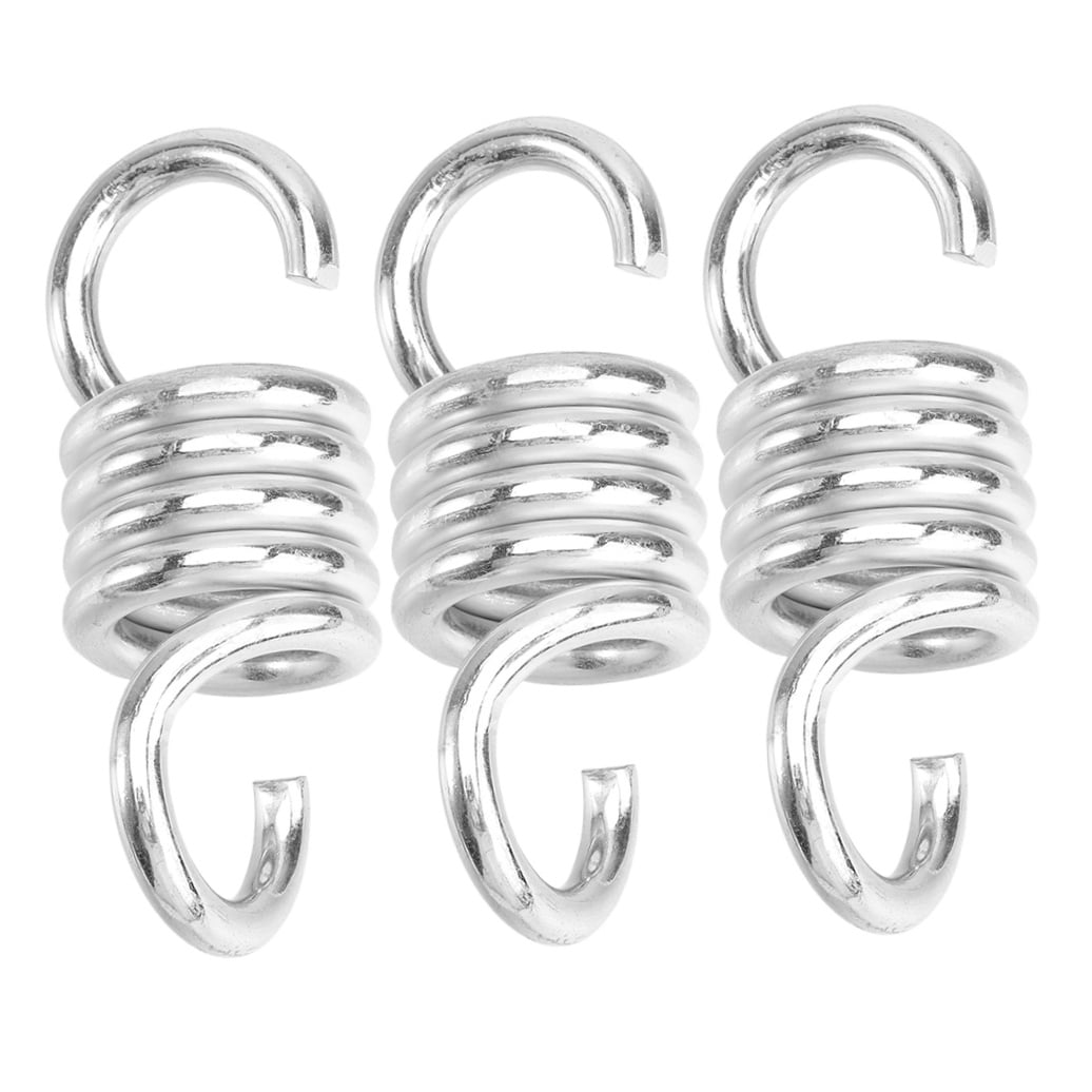 OUNONA 3pcs Heavy Duty Swing Springs Hammock Springs Suspension Hangers Swings