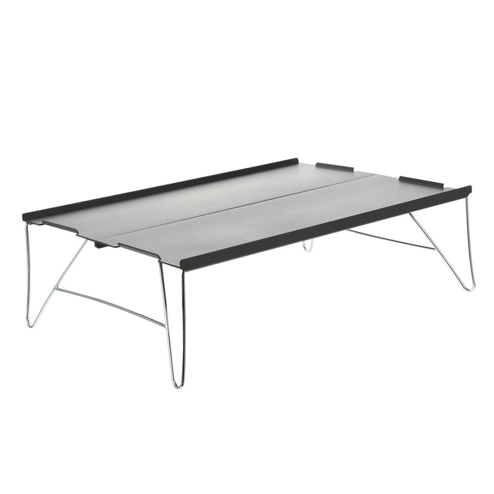 SWETRACE 1 Set Grey Rectangular Portable Table for Camping and Picnic Foldable Small Outdoor Table