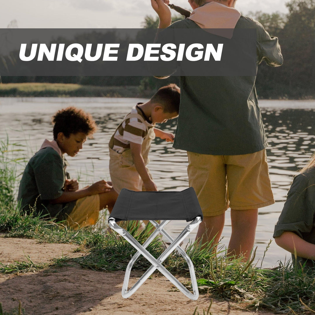Raindrops Folding Chair for Fishing Camping with Aluminum Alloy Frame and PVC Cloth Durable Comfortable 100kg Capacity