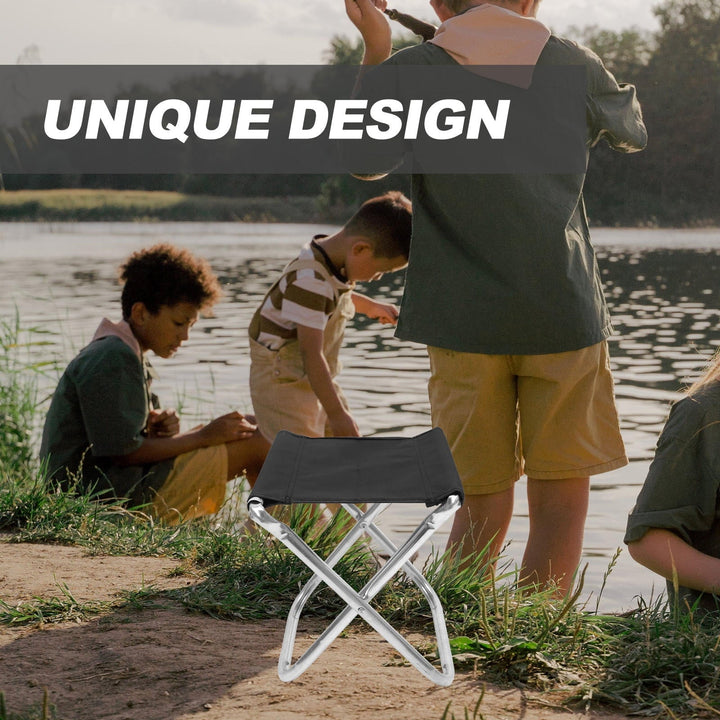 Raindrops Folding Chair for Fishing Camping with Aluminum Alloy Frame and PVC Cloth Durable Comfortable 100kg Capacity