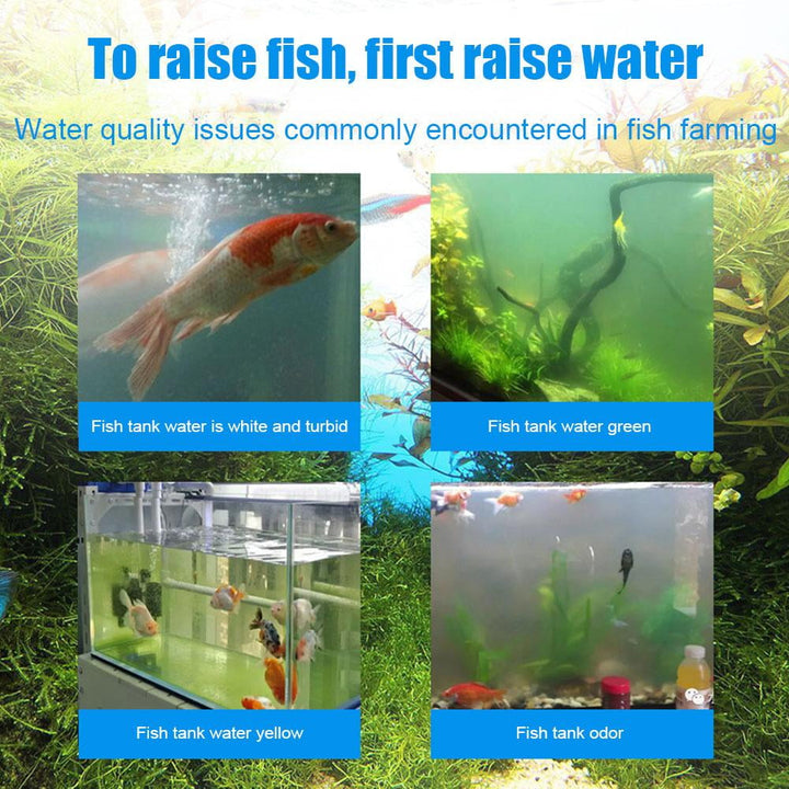 Freshwater Aquarium Water Clarifier Clear Cloudy Water Fish √△ Clarifier