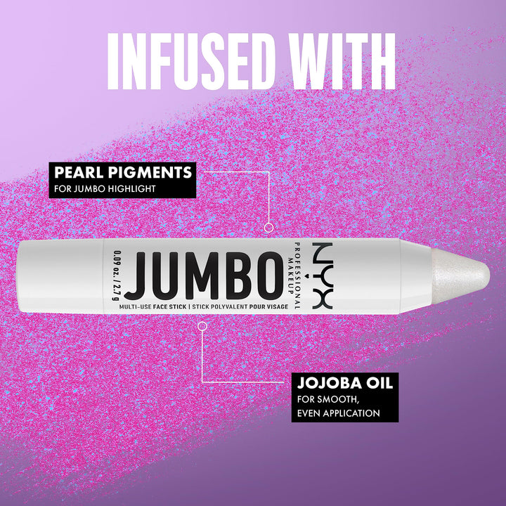 NYX PROFESSIONAL MAKEUP, Jumbo Multi-Use Face Highlighter Stick - Vanilla Ice Cream