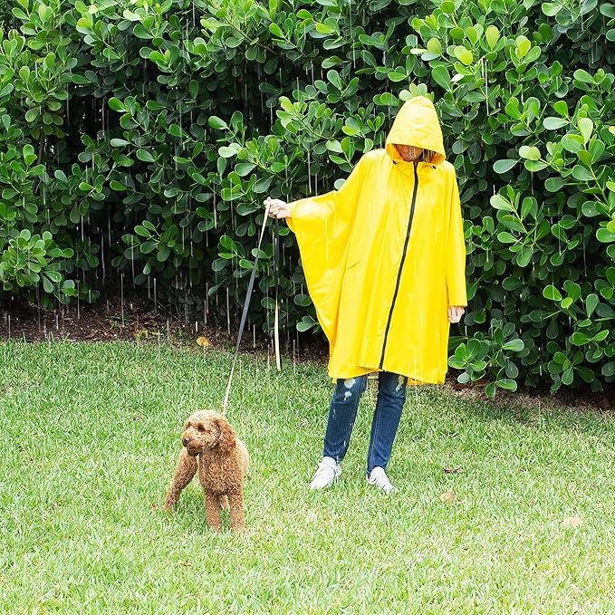 Heavy Duty Rain Poncho for Backpacking, Waterproof Lightweight for Adults, Military, Emergency, Camping, Men, Women