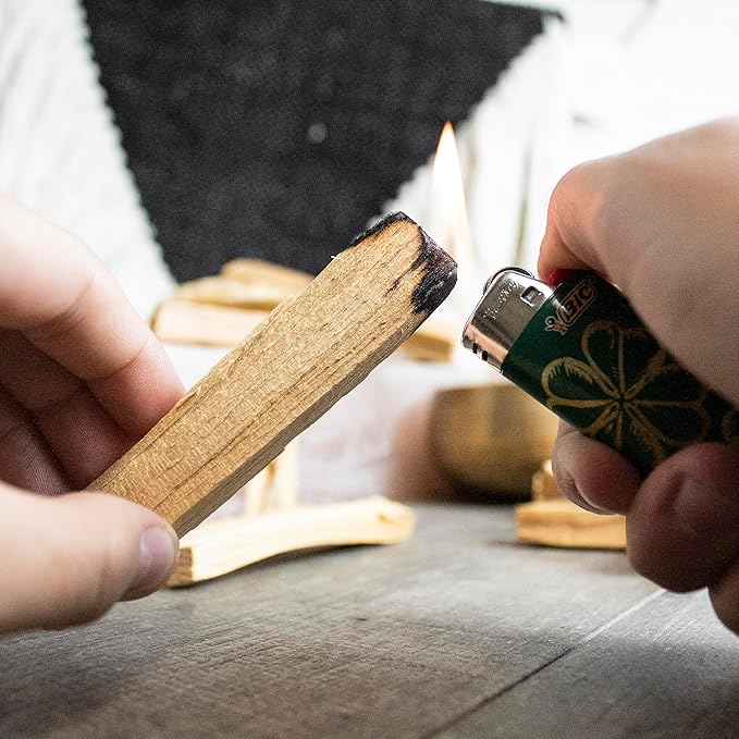 A-Grade Premium Palo Santo Incense - Sustainably Harvested in Peru - Holy Wood Smudge Sticks - Bulk Lot of 48 (Approx 1 lb.) for Cleansing, Smudging, Meditation and Purification (48 Sticks)