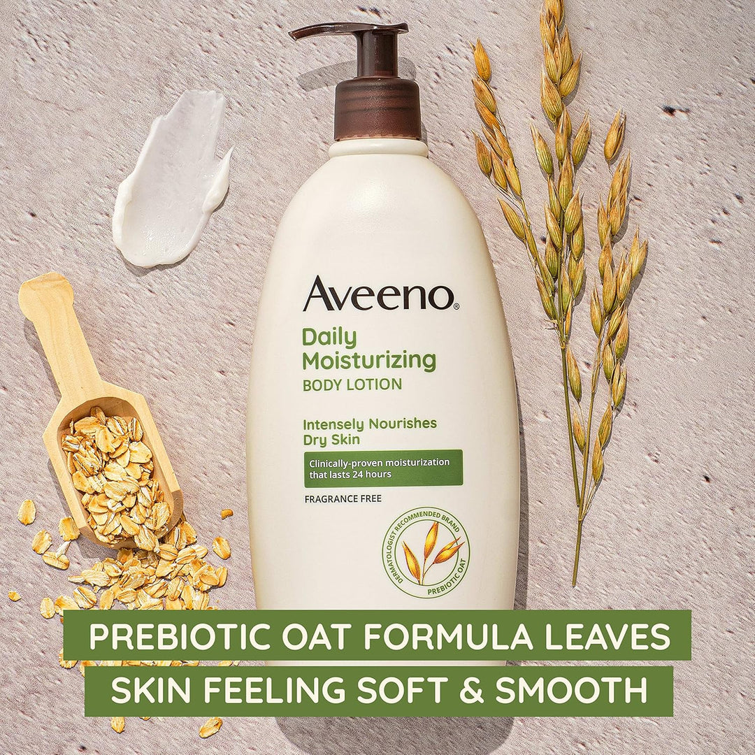 Aveeno Daily Moisturizing Lotion | 18 Oz Pump | Hydrating & Nourishing