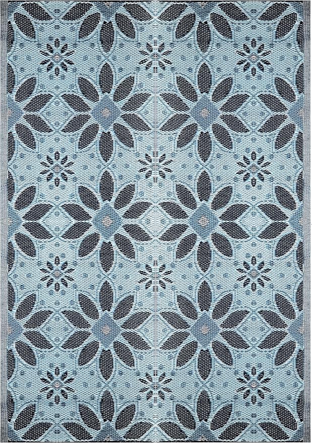 BalajeesUSA 2 Pack Outdoor Rugs Plastic Straw Patio Rugs RV Camping Reversible Mats Wholesale Price (2 Pk 5'x7') 20386