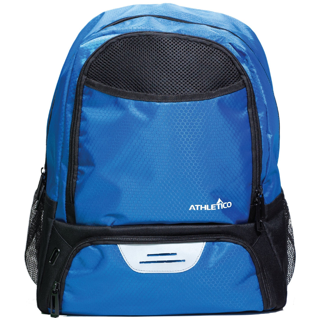 Athletico Youth Soccer Bag - Soccer Backpack & Bags for Basketball, Volleyball & Football | Includes Separate Cleat and Ball Compartment (Black)