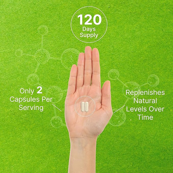 Phosphatidylserine Supplement, 400mg Serving, 240 Capsules – Soy Free Sunflower Lecithin Source